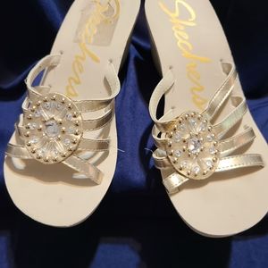 skechers jeweled wedge